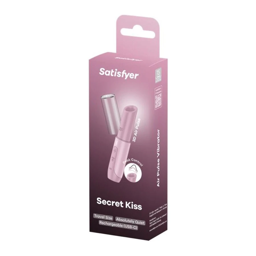 SATISFYER - SECRET KISS WAVE STIMOLATORE CLITORIDEO ROSA